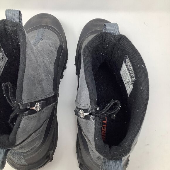 Merrell women's hiking boots 11 Thermo Snowdrift Zip Mid Shell grey insulated - Picture 9 of 11